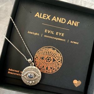 Alex and Ani Evil Eye Necklace
